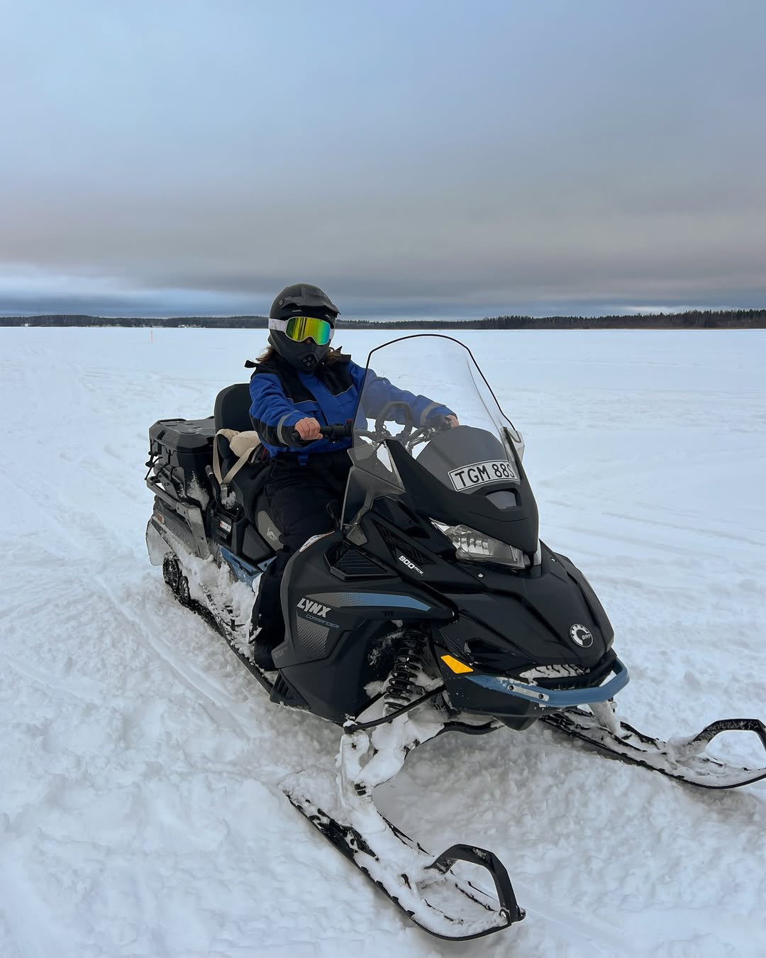 motoneige en laponie suédoise